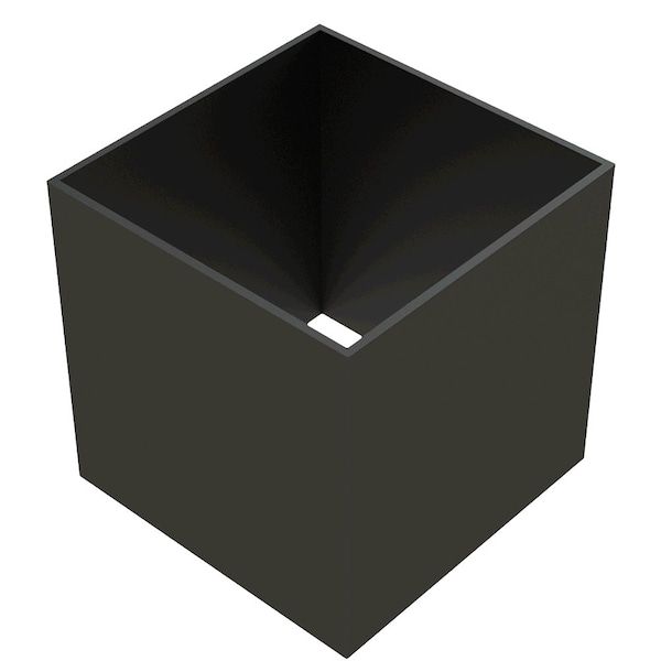 Designs Of Distinction 5" Flat Black Metal Sleeve 01SLV5WR1 - main